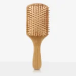 Natural Bamboo Paddle Hair Brush for Detangling & Scalp Massage