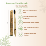 Kids' Morning Kit Combo with Bamboo Toothbrush, Tongue Cleaner & Neem Wood Comb - Image 3
