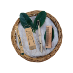 Kids' Morning Kit Combo with Bamboo Toothbrush, Tongue Cleaner & Neem Wood Comb