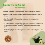 Neem Wood Comb | Pack of 2 - Image 5